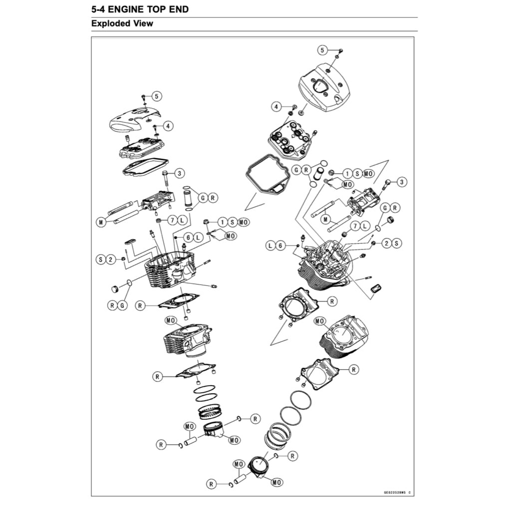 KAWASAKI VULCAN 900 VN900 2006+ Full Manual Set – Repair & Maintenance Manual and Spare Parts Catalog and User Handbook