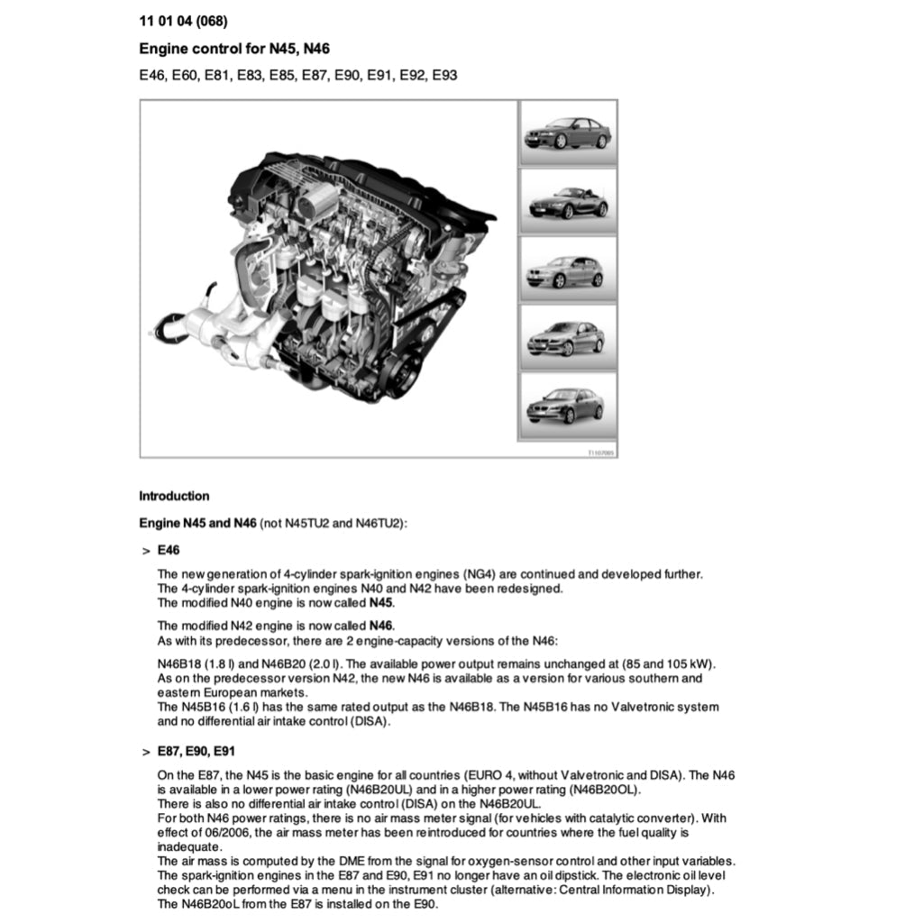 BMW E90 320i 2004-2013 Full Manual Set – Repair & Maintenance Manual