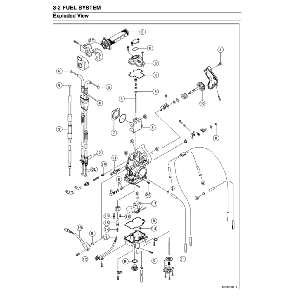 KAWASAKI KLX450R KLX 450R 2008-2016 Full Manual Set – Repair & Maintenance Manual and Spare Parts Catalog andUser Handbook