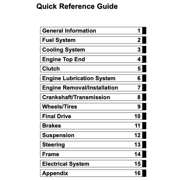 KAWASAKI VULCAN EN500 / LTD 1996-2008 Full Manual Set – Repair & Maintenance Manual