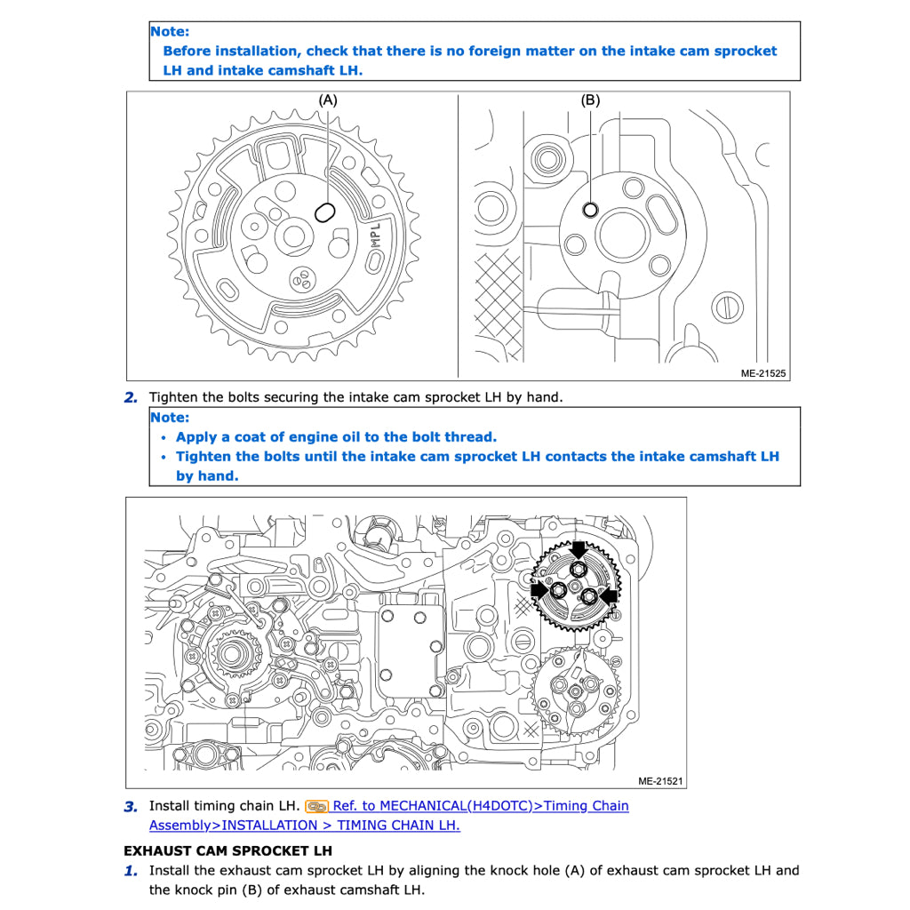 SUBARU WRX VB 2021+ Full Manual Set – Repair & Maintenance Manual
