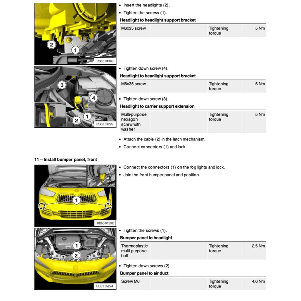 BMW X2 F39 2018-2023 Full Manual Set – Repair & Maintenance Manual
