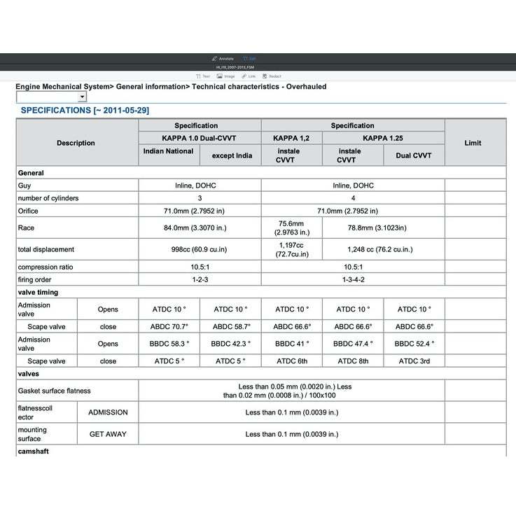 HYUNDAI i10 PA 2007-2013 Full Manual Set – Repair & Maintenance Manual