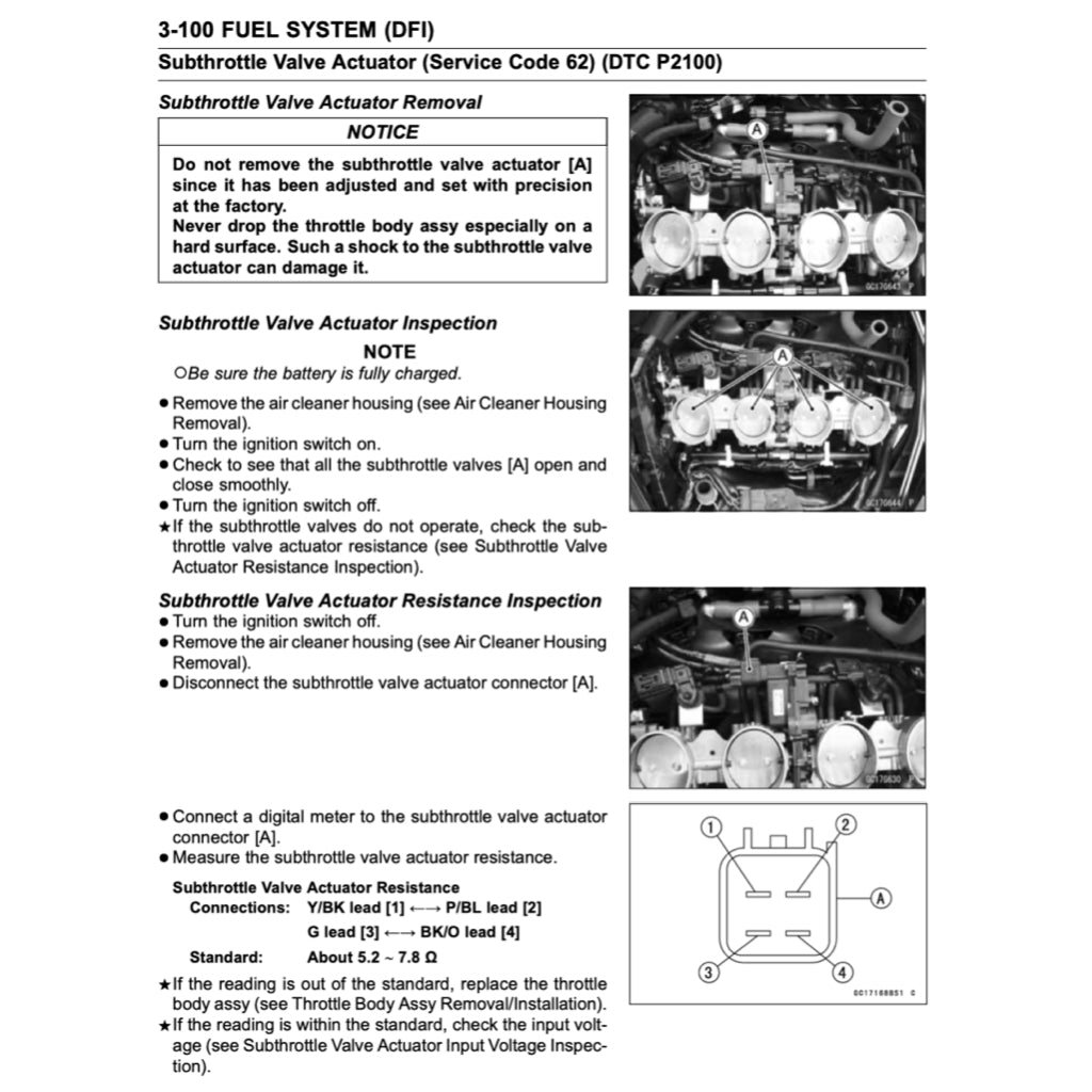 KAWASAKI Z1000 2017-2022 Full Manual Set – Repair & Maintenance Manual and Spare Parts Catalog and User Handbook