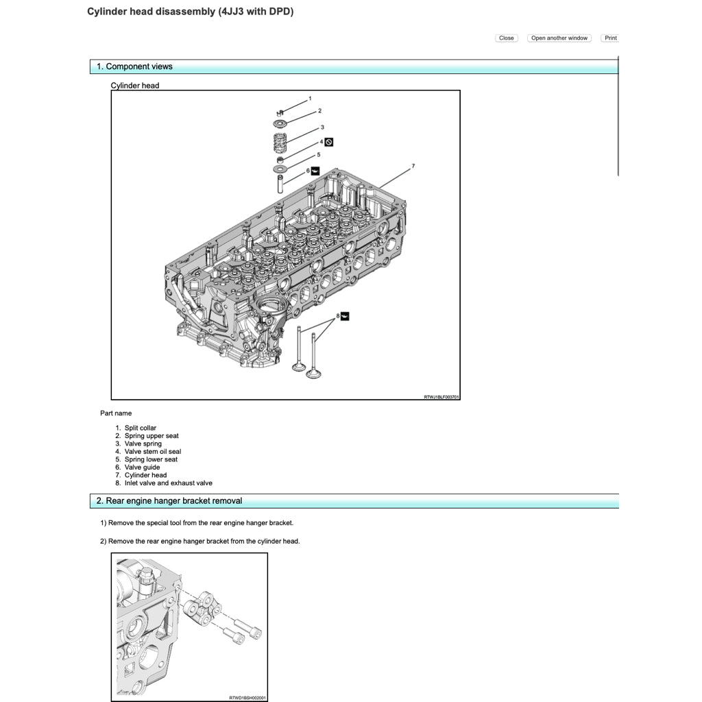 ISUZU D-MAX / MU-X UCR/UCS 2021+ Full Manual Set – Repair & Maintenance Manual