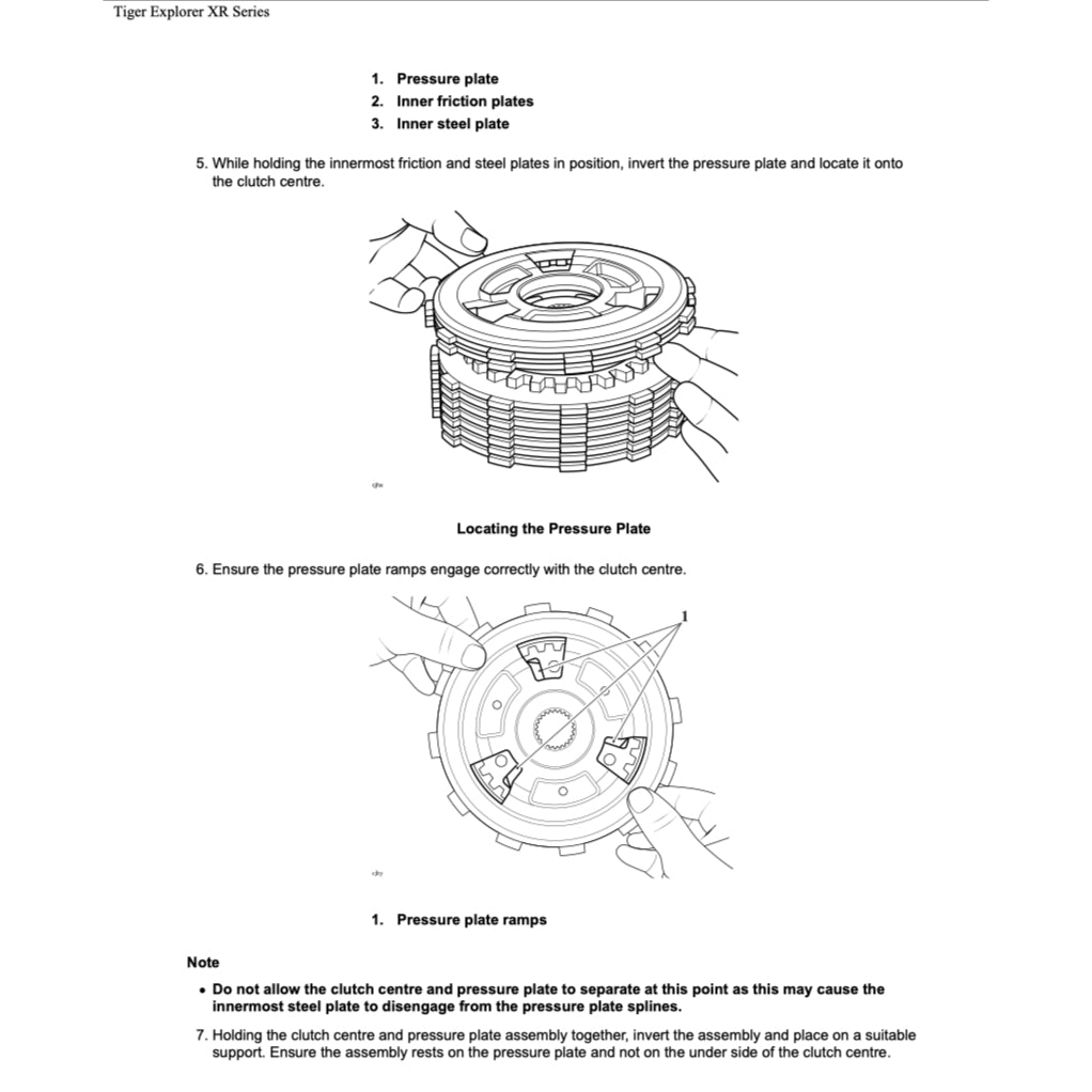 TRIUMPH EXPLORER 1200 XR/XRX/XRT 2016-2021 Full Manual Set – Repair & Maintenance Manual and User Handbook