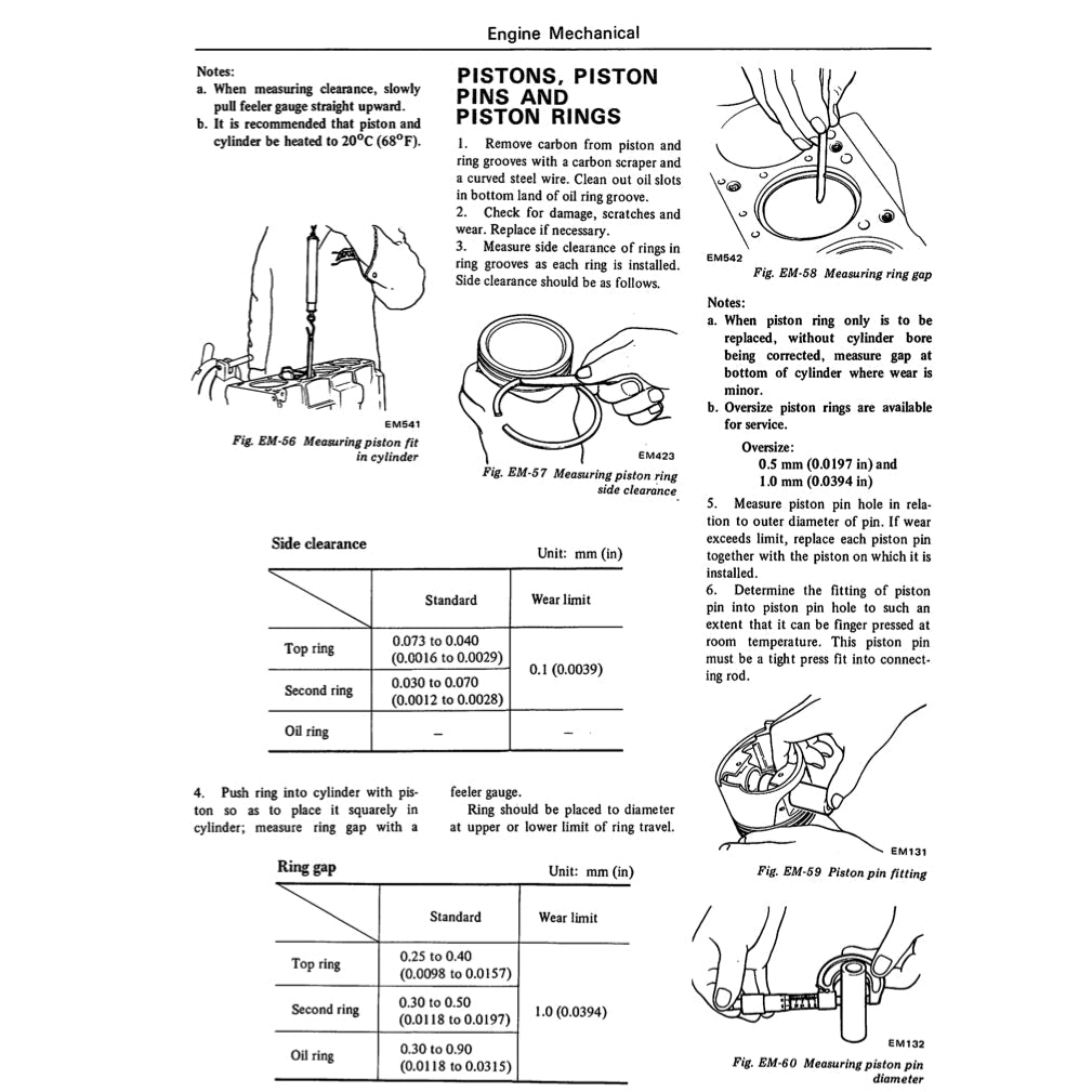 DATSUN VIOLET 710 1973-1977 Full Manual Set – Repair & Maintenance Manual