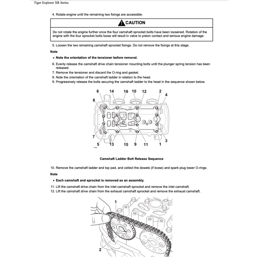 TRIUMPH EXPLORER 1200 XR/XRX/XRT 2016-2021 Full Manual Set – Repair & Maintenance Manual and User Handbook