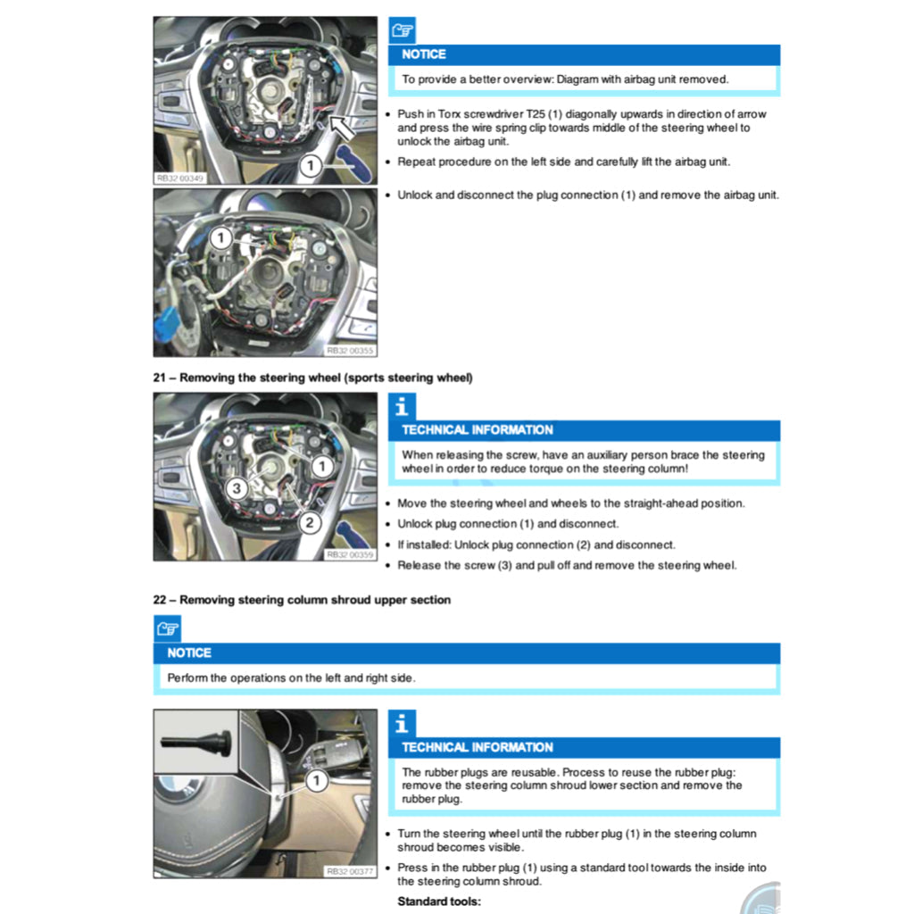 BMW X7 G07 2019+ Full Manual Set – Repair & Maintenance Manual