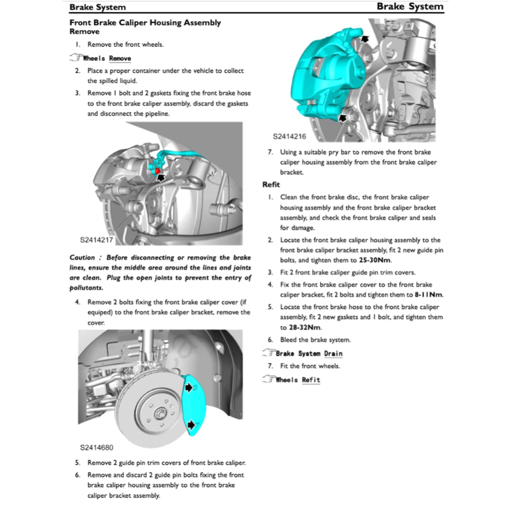 MG4 EV EH32 2022+ Full Manual Set – Repair & Maintenance Manual