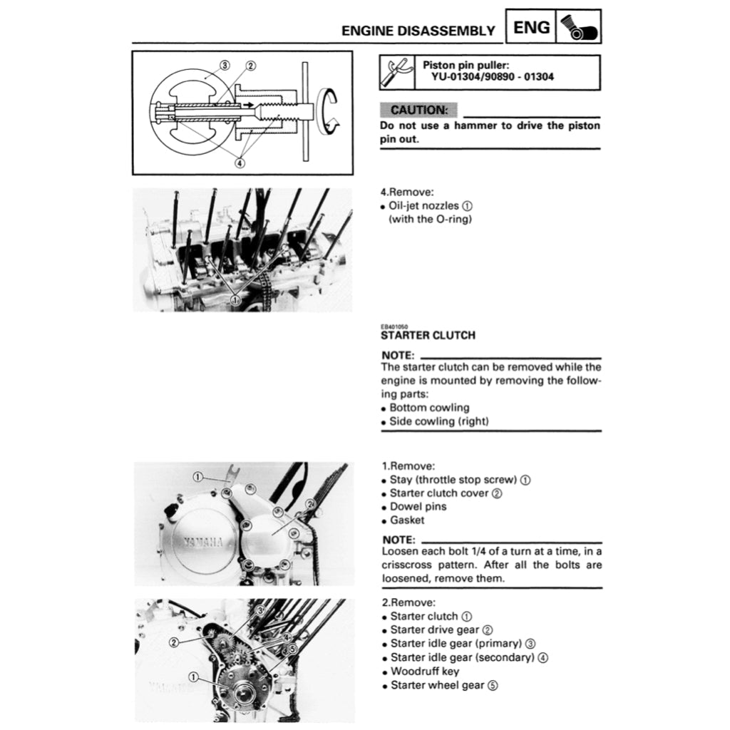 YAMAHA YZF600R THUNDERCAT 1996-2007 Full Manual Set – Repair & Maintenance Manual and User Handbook