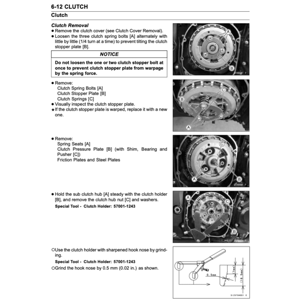 KAWASAKI ZR1000 2017-2022 Full Manual Set – Repair & Maintenance Manual and Spare Parts Catalog