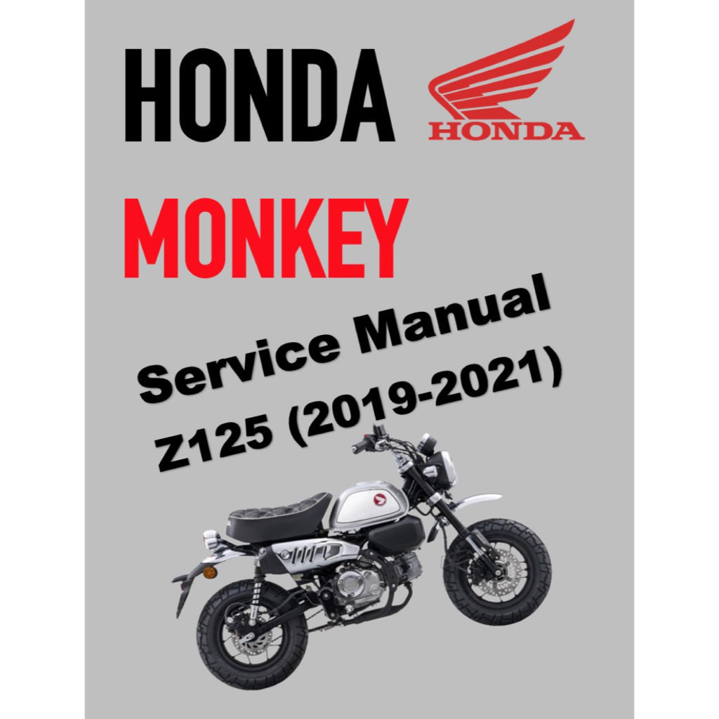 HONDA MONKEY Z125 2019+ Full Manual Set – Repair & Maintenance Manual and Spare Parts Catalog and User Handbook