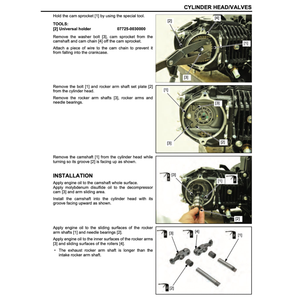 HONDA MSX125 GROM 2013-2018 Full Manual Set – Repair & Maintenance Manual and Spare Parts Catalog and User Handbook