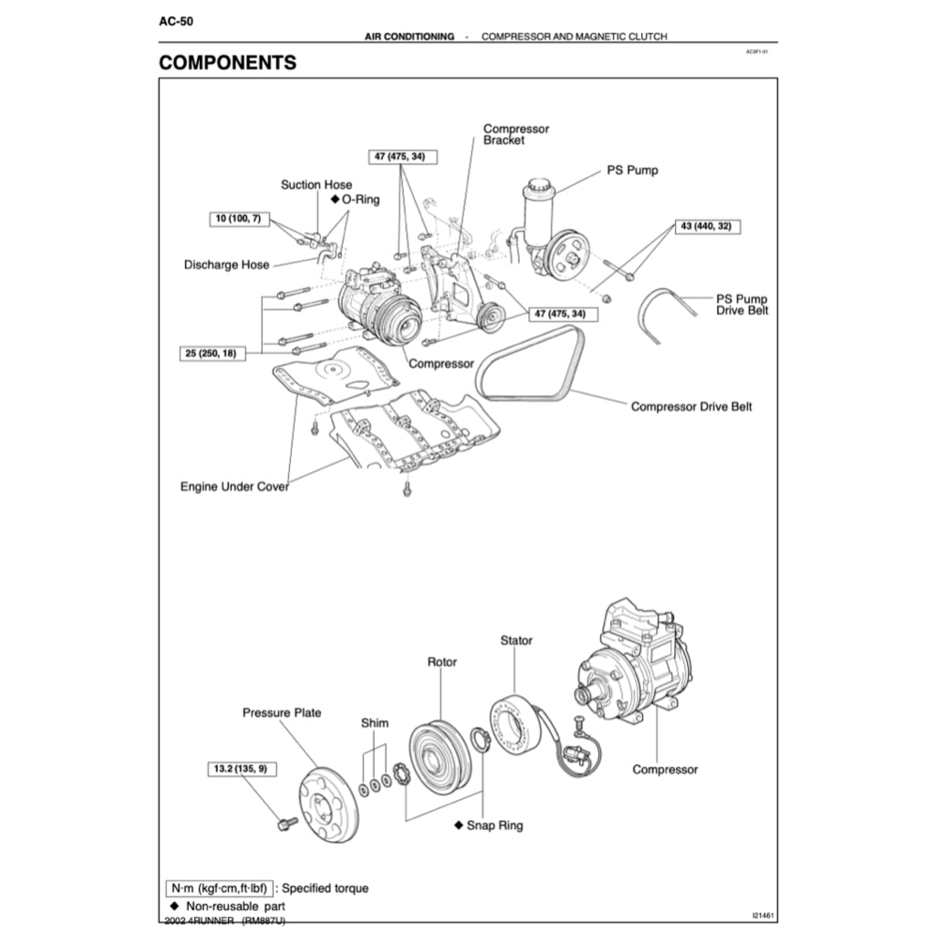 TOYOTA 4RUNNER N180 1996-2002 Full Manual Set – Repair & Maintenance Manual