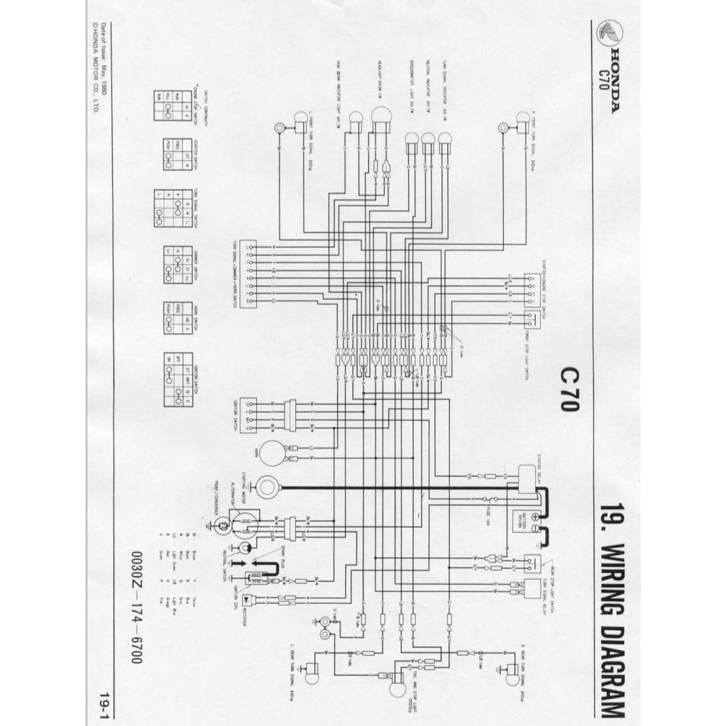 HONDA CUB70 C70 1970-1991 Full Manual Set – Repair & Maintenance Manual and Spare Parts Catalog and User Handbook