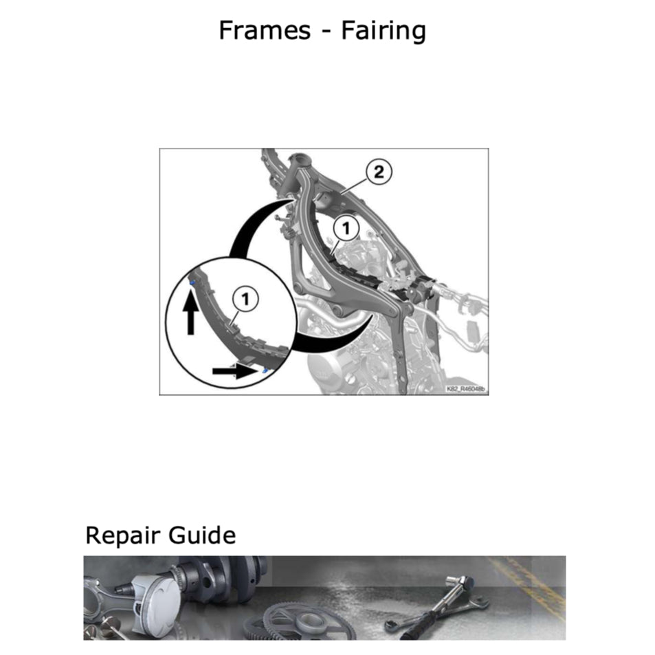 BMW F750GS K80 2018-2023 Full Manual Set – Repair & Maintenance Manual and RIDER'S MANUAL