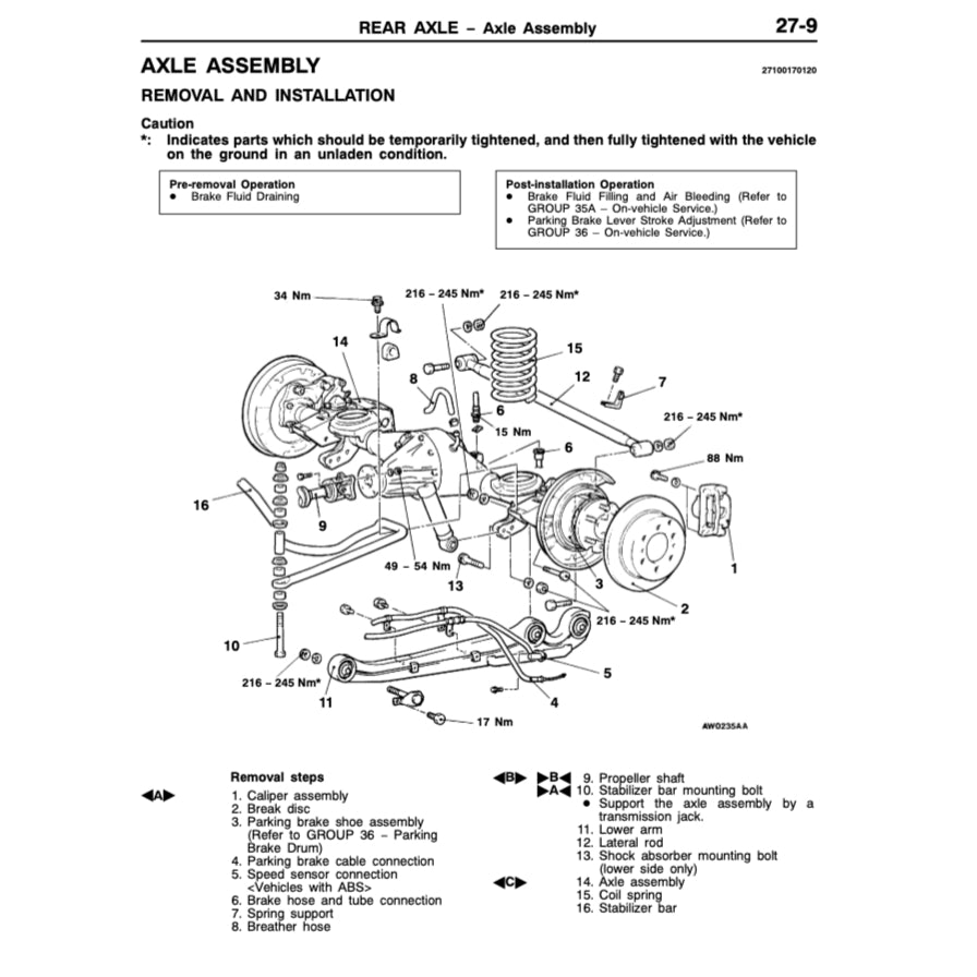 MITSUBISHI PAJERO SPORT 1996-2008 Full Manual Set – Repair & Maintenance Manual