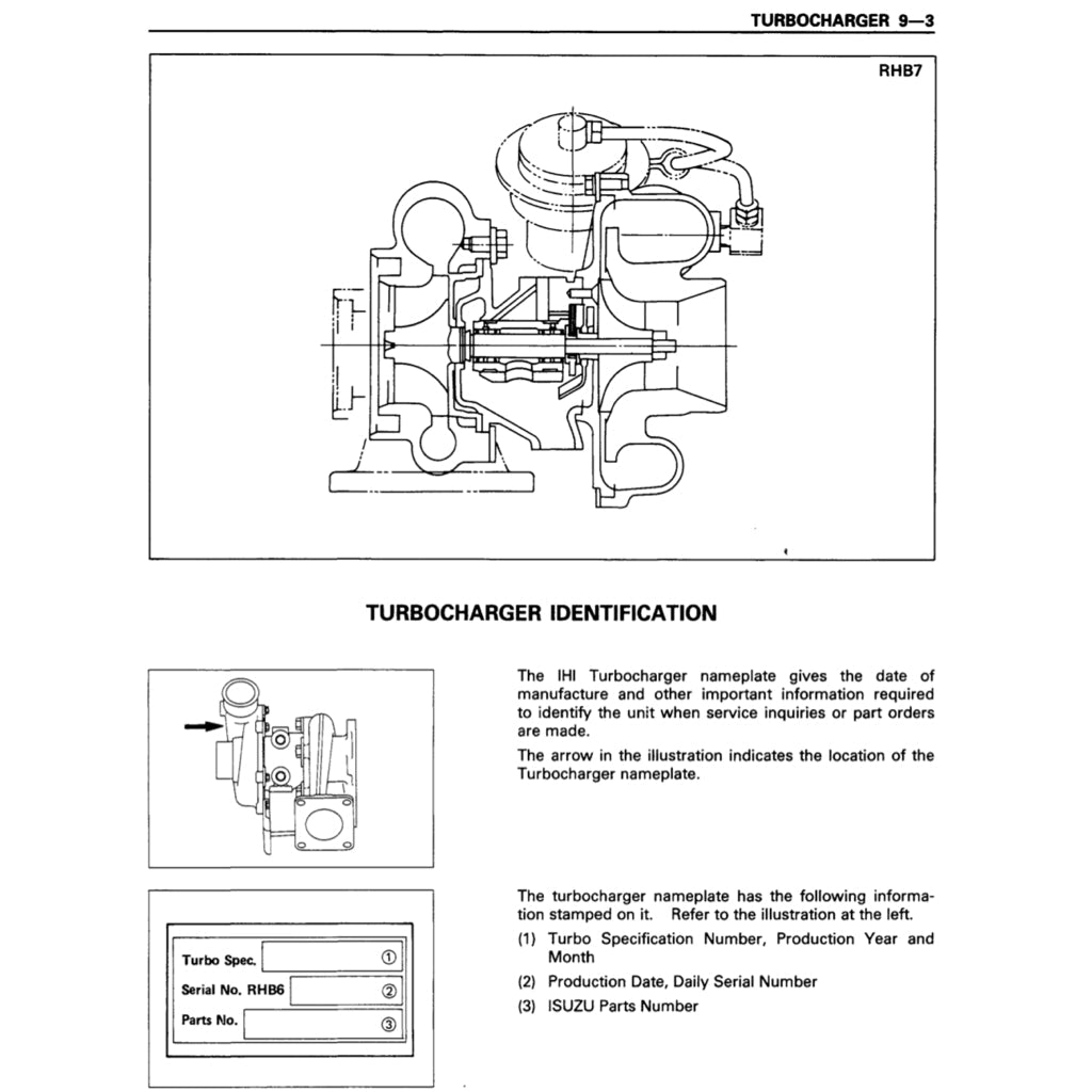ISUZU ENGINE 4B-6B SERIES 4BB1-4BD1-6BB1-6BD1-6BG1 4BD1T-6BD1T-6BG1T Full Manual Set – Repair & Maintenance Manual