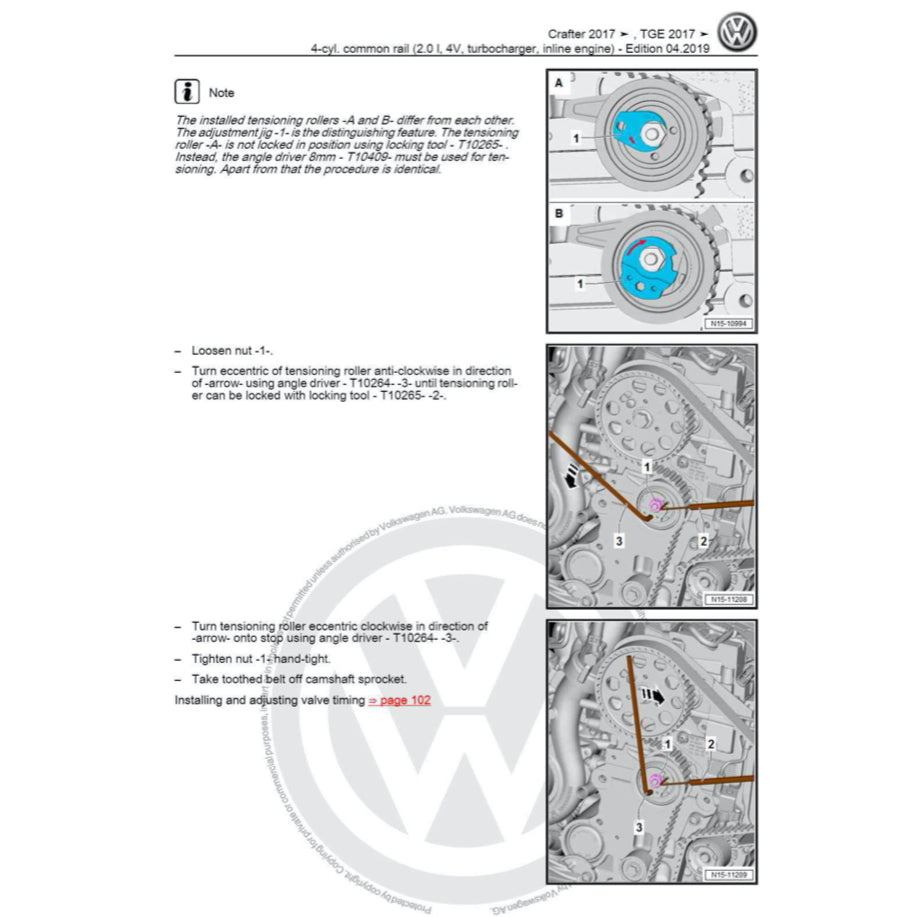 VW CRAFTER SY/SZ 2017+ Full Manual Set – Repair & Maintenance Manual