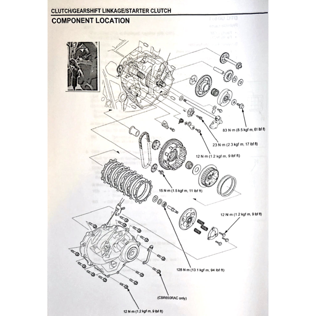 HONDA CBR650R RH17 2024+ Full Manual Set – Repair & Maintenance Manual