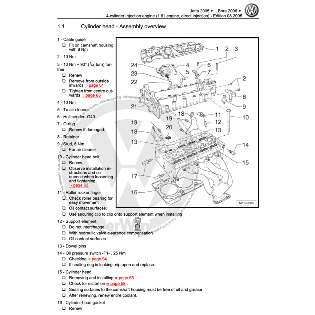 VW JETTA A5 2005-2010 Full Manual Set – Repair & Maintenance Manual