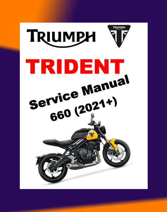 TRIUMPH TRIDENT 660 2021+ Full Manual Set – Repair & Maintenance Manual and User Handbook