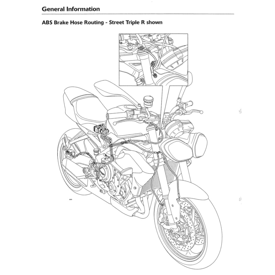 TRIUMPH STREET TRIPLE 675 /R 2013-2017 Full Manual Set – Repair & Maintenance Manual and User Handbook