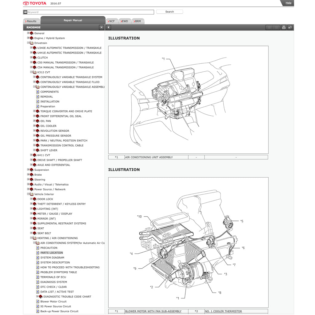 TOYOTA VIOS/YARIS NCP 150 151 NSP 150 151 2013-2022 Full Manual Set – ONLINE Repair & Maintenance Manual