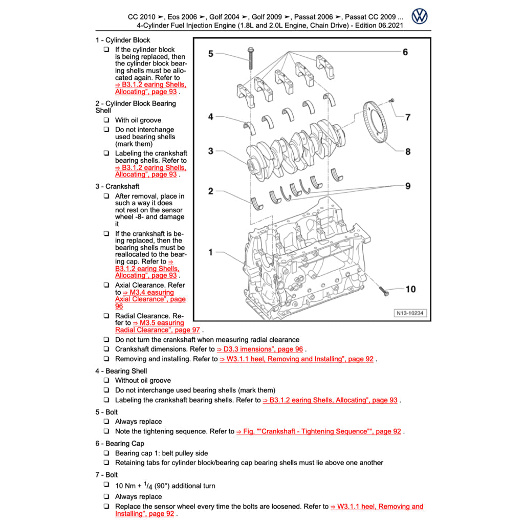 VW PASSAT B6 2005-2011 Full Manual Set – Repair & Maintenance Manual