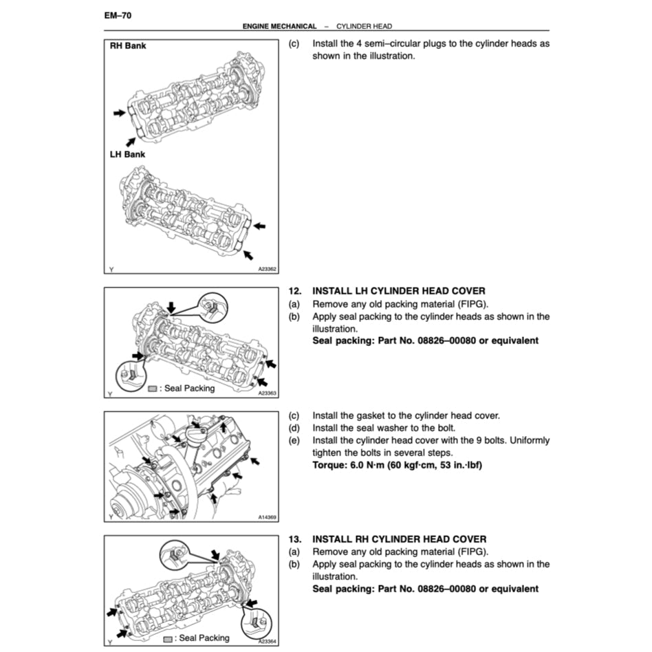 TOYOTA SEQUOIA UCK35/45 2000-2007 Full Manual Set – Repair & Maintenance Manual