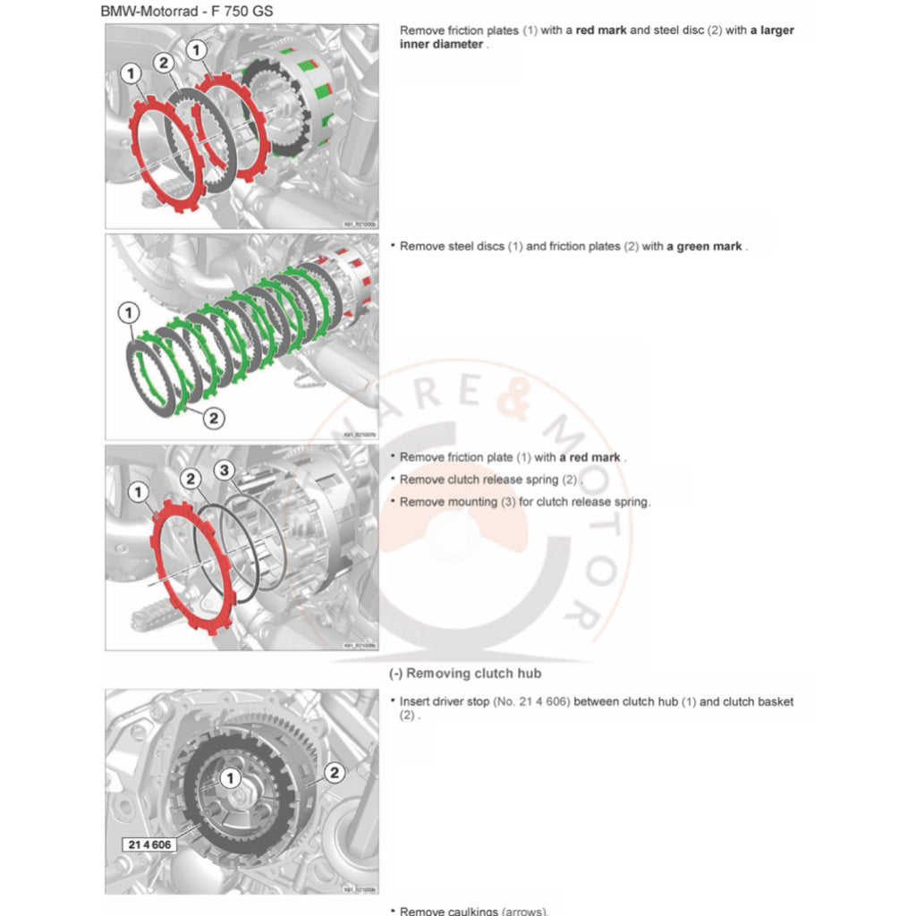 BMW F750GS K80 2018-2023 Full Manual Set – Repair & Maintenance Manual and RIDER'S MANUAL
