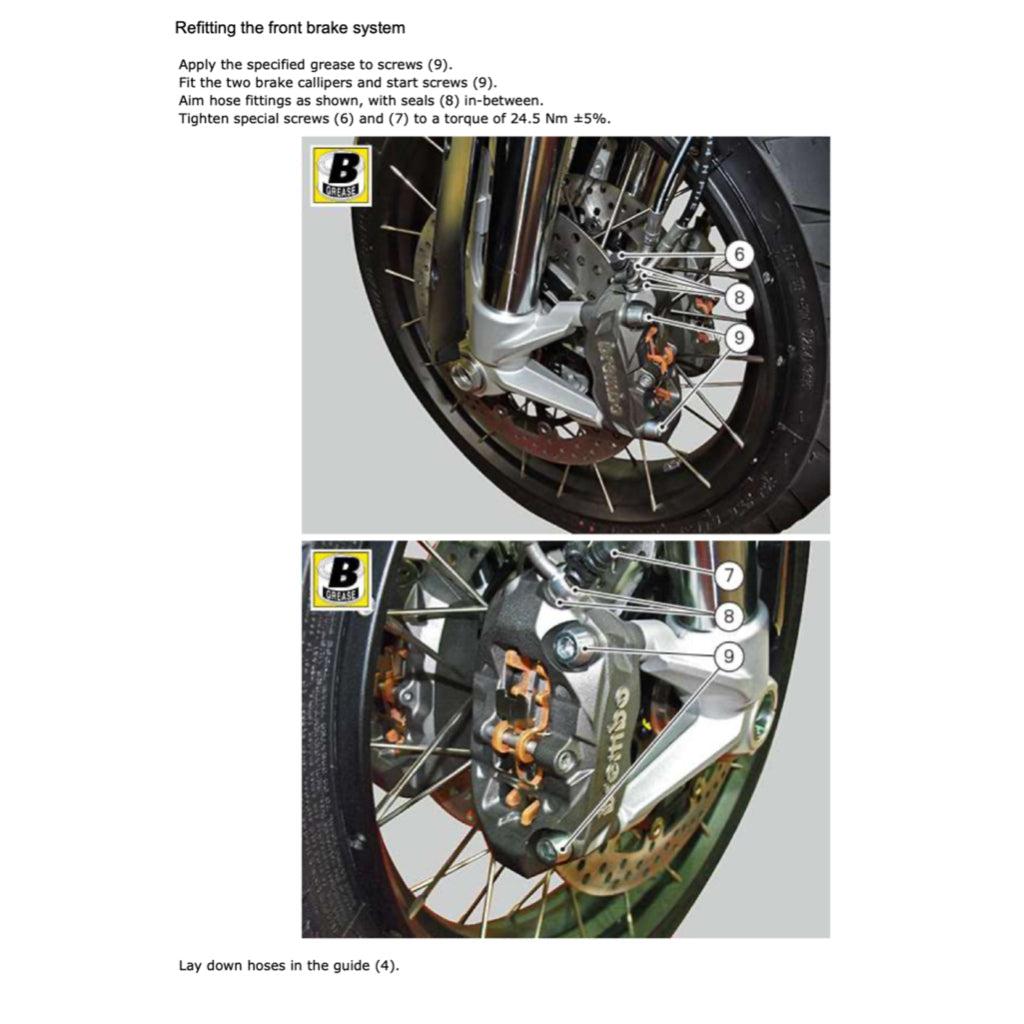 DUCATI MULTISTRADA 1200 ENDURO E4 2016-2019 Full Manual Set – Repair & Maintenance Manual and Spare Parts Catalog and User Handbook
