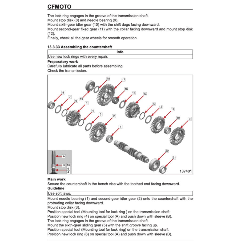 CFMOTO 800MT IBEX 800-S/T 2023+ Full Manual Set – Repair & Maintenance Manual and Spare Parts Catalog and User Handbook