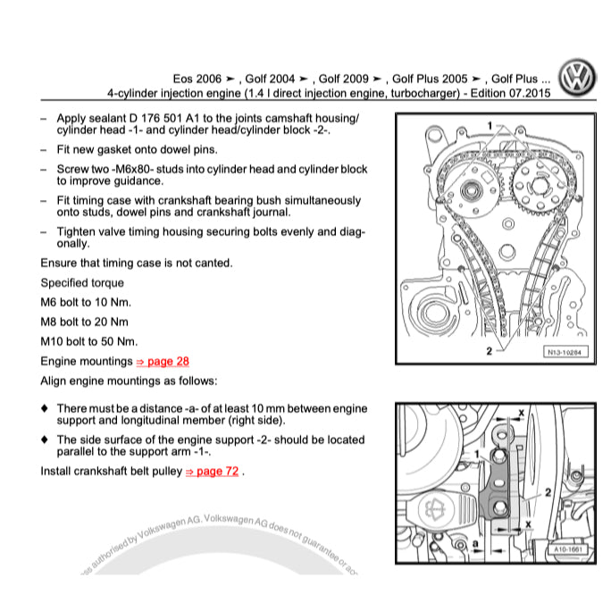 VW TIGUAN I 5N 2008-2016 Full Manual Set – Repair & Maintenance Manual