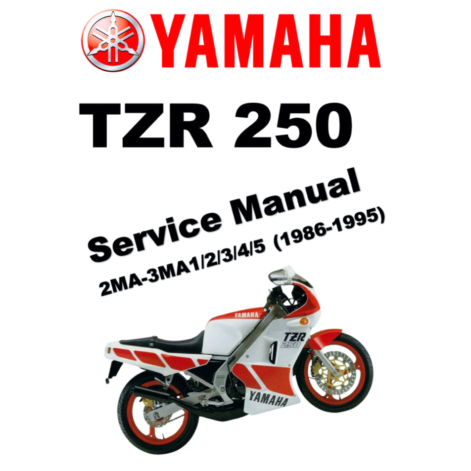 YAMAHA TRZ250 2MA 3MA 1986-1995 Full Manual Set – Repair & Maintenance Manual and Spare Parts Catalog andUser Handbook ENGLISH/JAPANESE