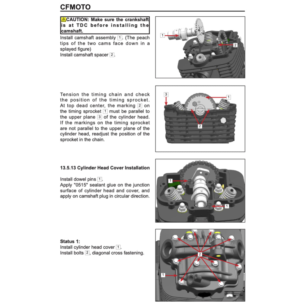 CFMOTO PAPIO XO CF125-8 2023+ Full Manual Set – Repair & Maintenance Manual and Spare Parts Catalog and User Handbook