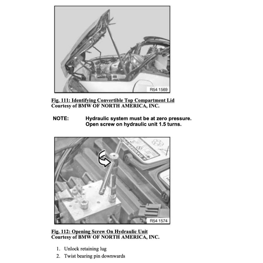 BMW Z4 E89 2009-2016 Full Manual Set – CONVERTIBLE TOP SERVICE REPAIR MANUAL