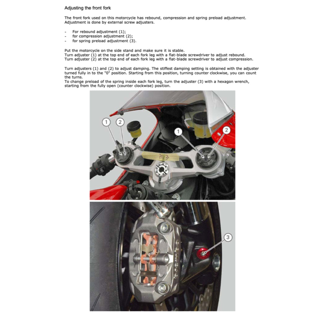 DUCATI PANIGALE 899 2013-2015 Full Manual Set – Repair & Maintenance Manual and Spare Parts Catalog and User Handbook