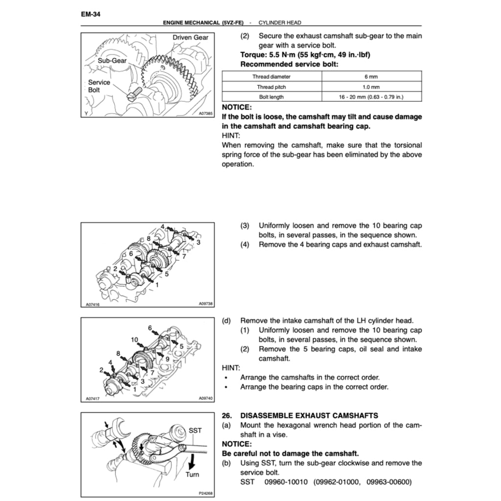 TOYOTA 4RUNNER N180 1996-2002 Full Manual Set – Repair & Maintenance Manual
