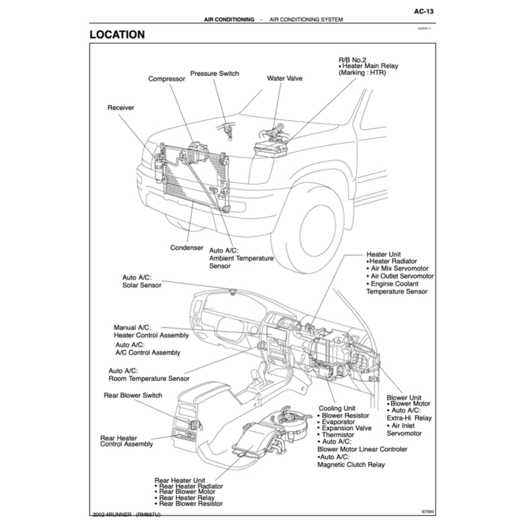TOYOTA 4RUNNER N180 1996-2002 Full Manual Set – Repair & Maintenance Manual