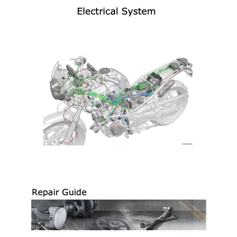 BMW F750GS K80 2018-2023 Full Manual Set – Repair & Maintenance Manual and RIDER'S MANUAL