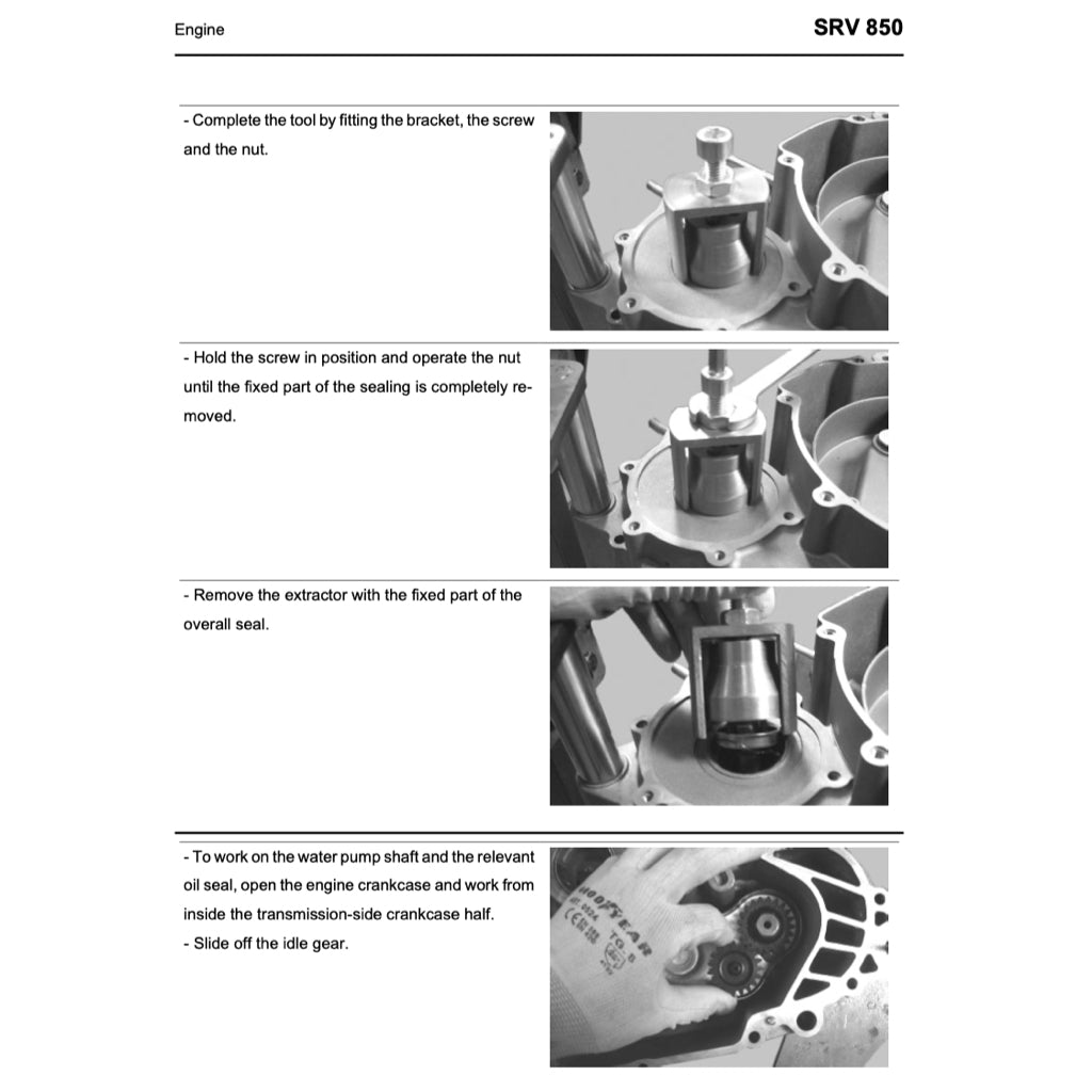 APRILIA SRV850 2012-2016 Full Manual Set – Repair & Maintenance Manual and Spare Parts Catalog