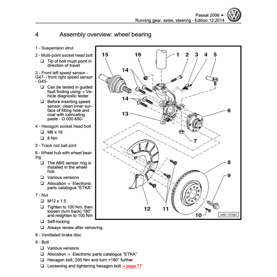 VW PASSAT B6 2005-2011 Full Manual Set – Repair & Maintenance Manual