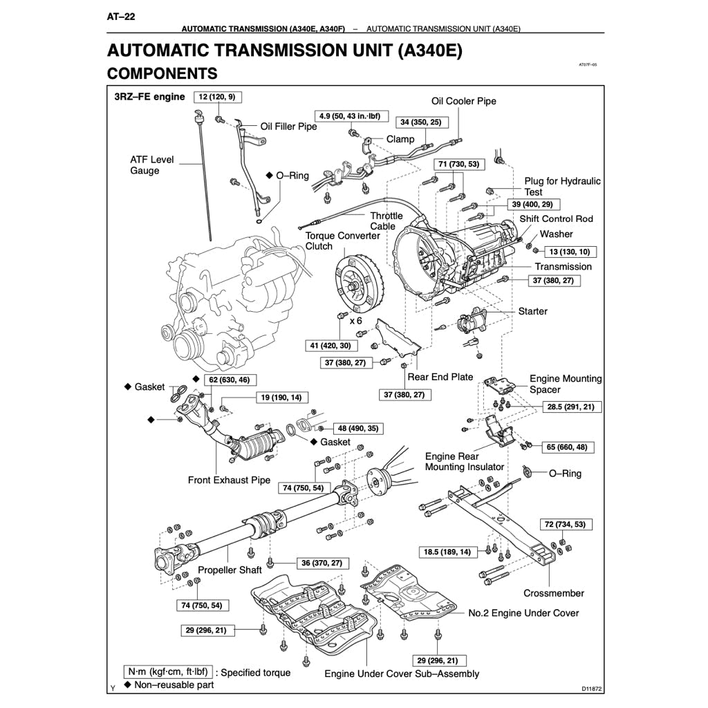 TOYOTA TACOMA N140-N190 1995-2004 Full Manual Set – Repair & Maintenance Manual