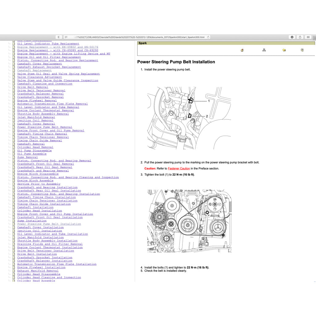 CHEVROLET SPARK M300 2009-2014 Full Manual Set – Repair & Maintenance Manual