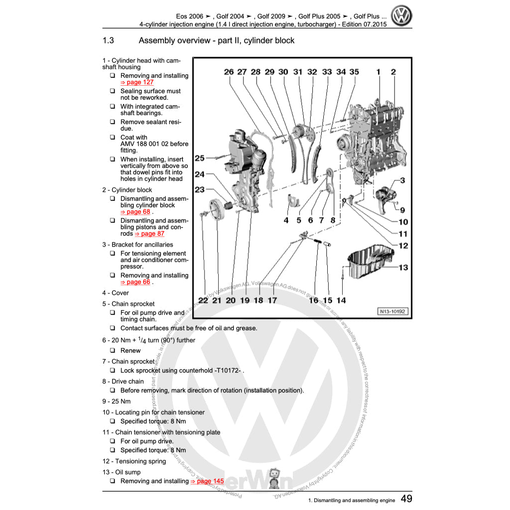 VW TIGUAN I 5N 2008-2016 Full Manual Set – Repair & Maintenance Manual