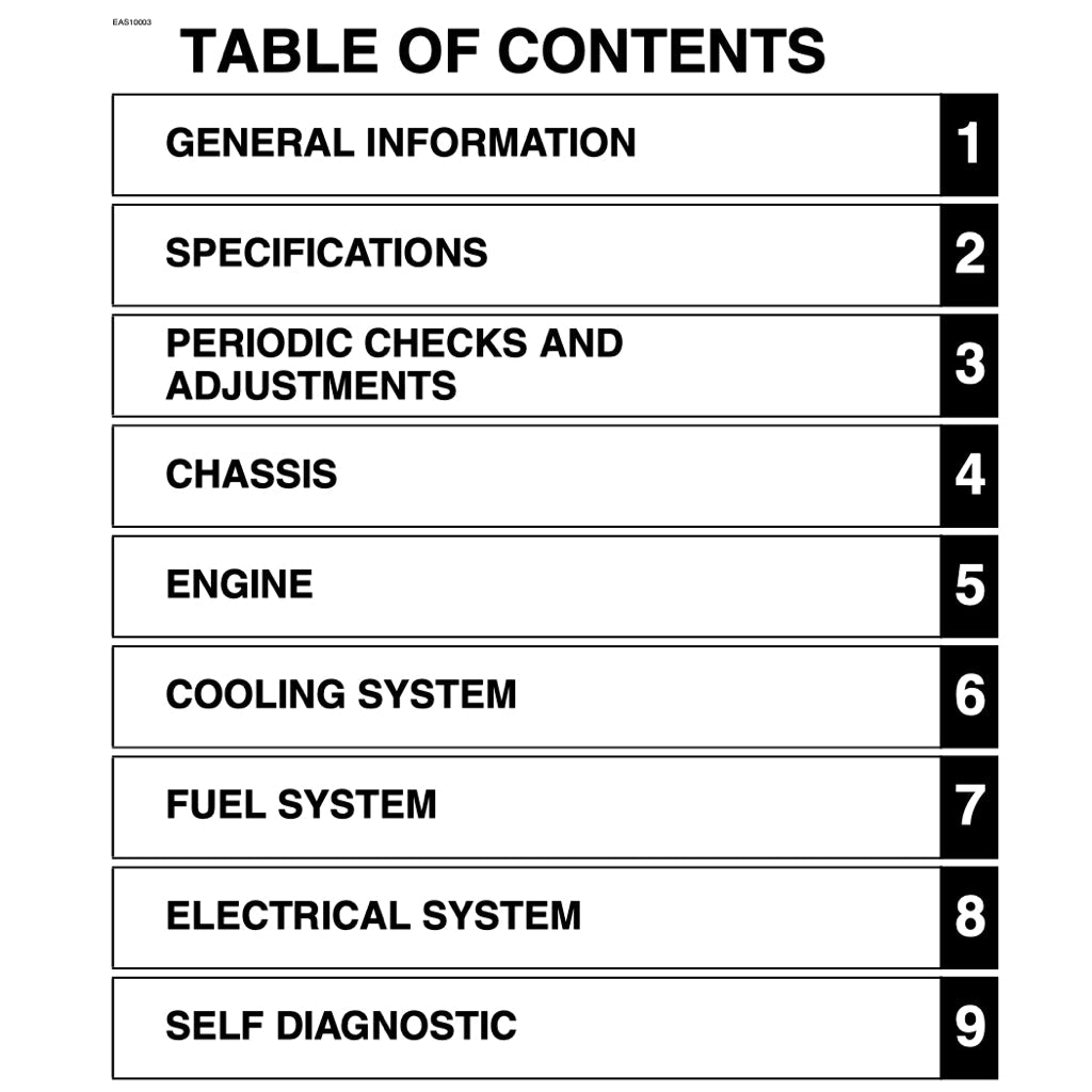 YAMAHA MT-07 MT07 2023-2024 Full Manual Set – Repair & Maintenance Manual and User Handbook