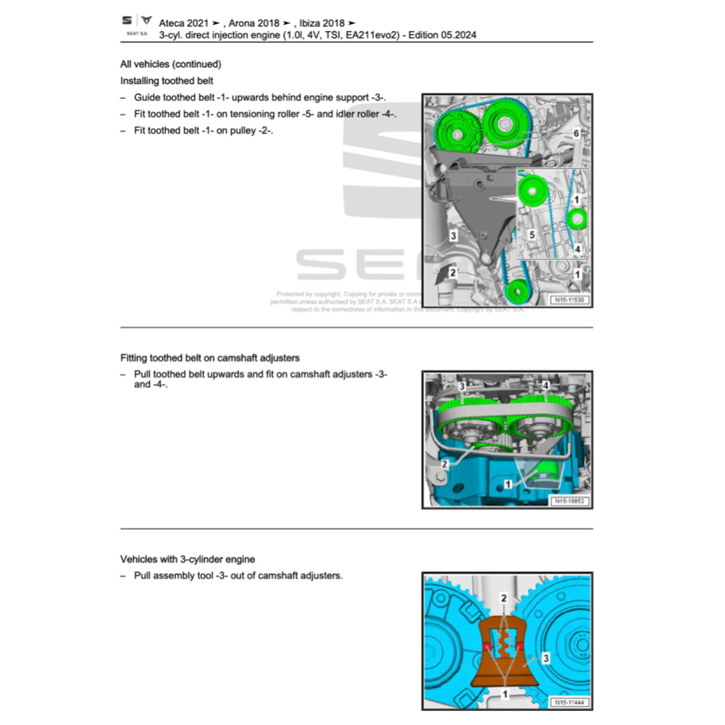 SEAT ATECA KH7 2016+ Full Manual Set – Repair & Maintenance Manual