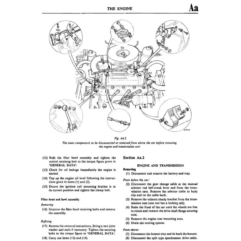 AUSTIN 1100 & 1300 1962-1971 Full Manual Set – Repair & Maintenance Manual